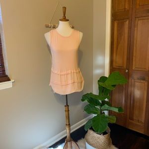 LOFT Blush pink sleeveless blouse
